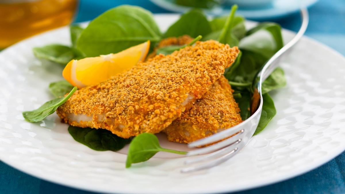 Pescado rebozado.