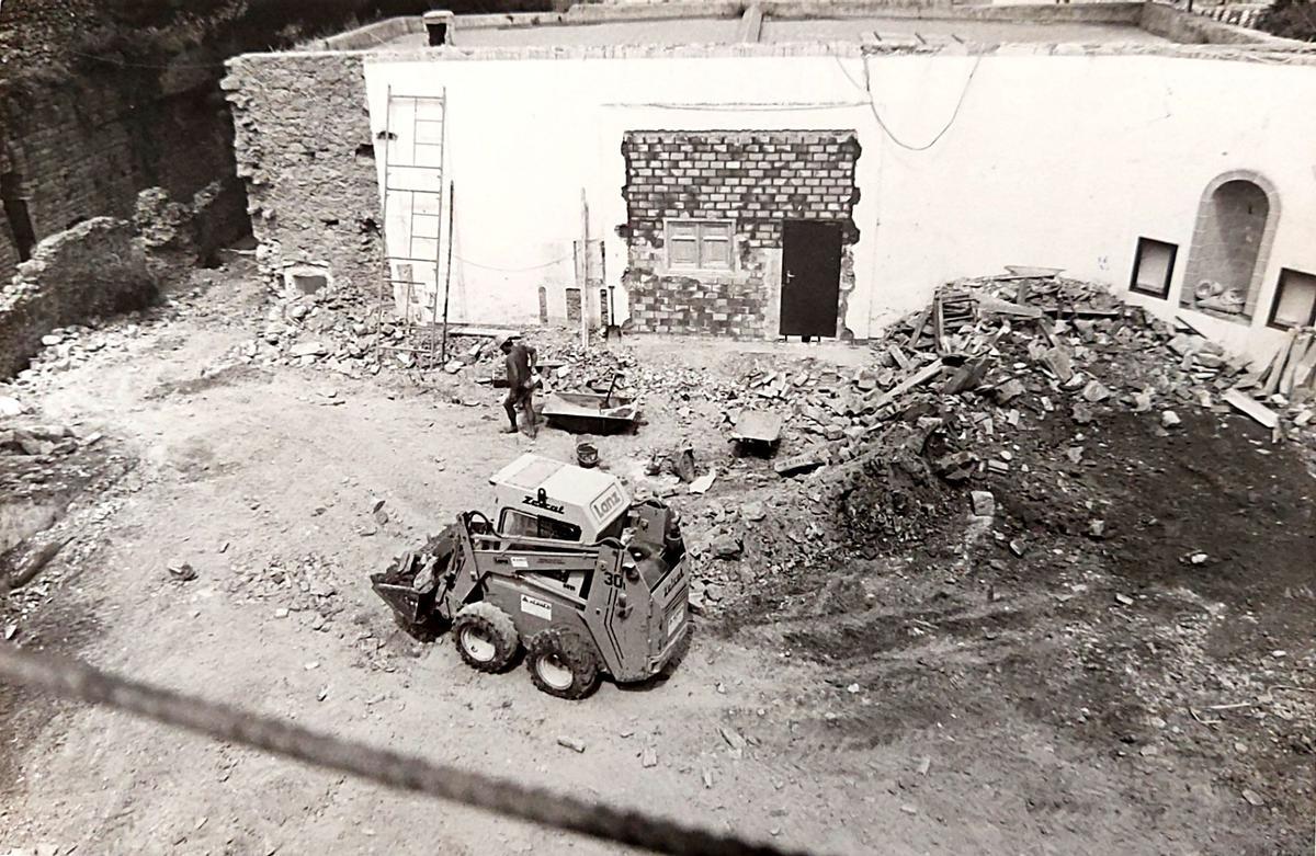 Así fue la polémica rehabilitación del Teatro Romano de Sagunt.