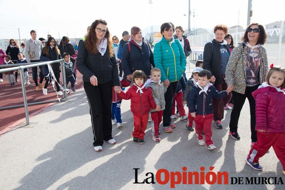 Marcha en el Día del Cáncer Infantil en Caravaca