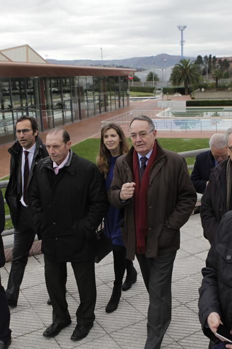 Visita institucional del Barça al Real Grupo Covadonga