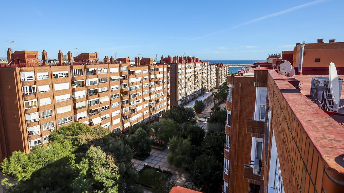 Un bloque de viviendas en Alicante.