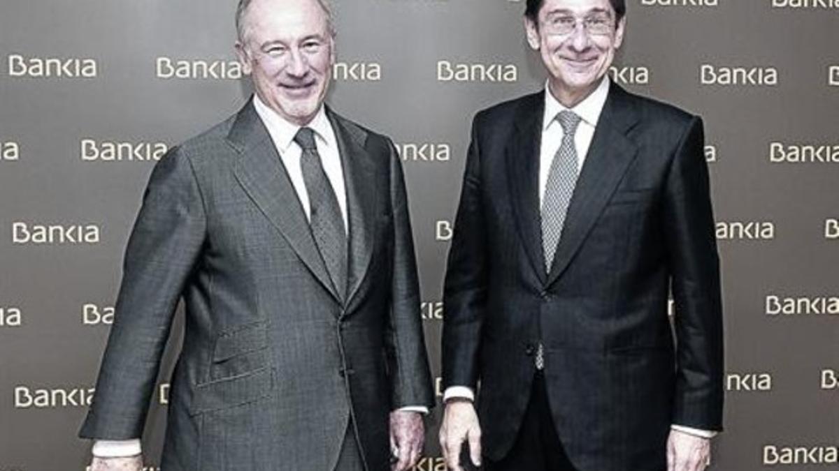 Rodrigo Rato y José Ignacio Goirigolzarri.