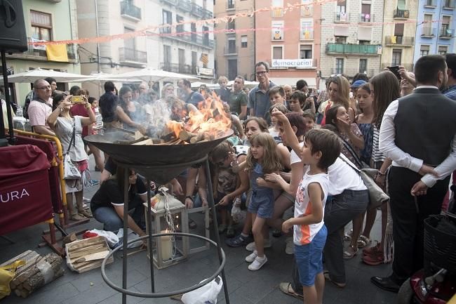 Revetlla Sense Petards a la plaça Major de Manresa