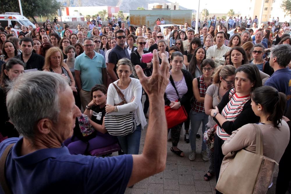 Aspirantes en uno de los tribunales de Cartagena