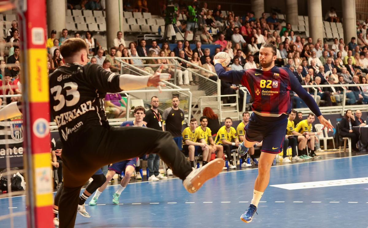 Estas son las imágenes de la final de la Copa del Rey de Balonmano en Alicante
