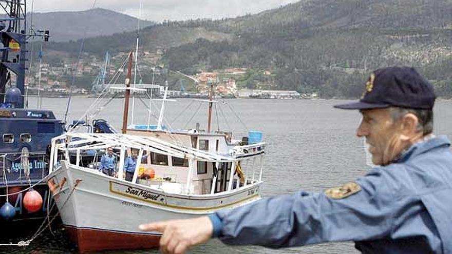 Un pesquero venezolano con cocaína, en el puerto de Vigo.