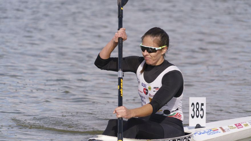 Eva Barrios sólo pudo ser segunda en el K1