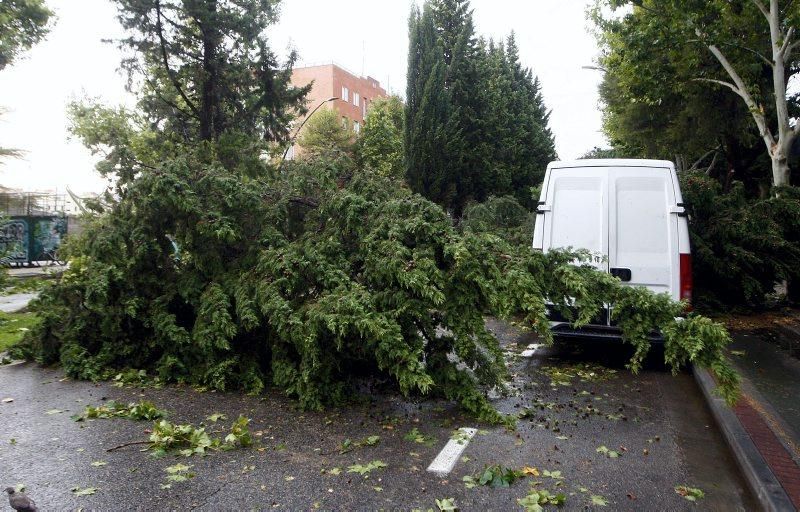 Fuerte tormenta en Zaragoza