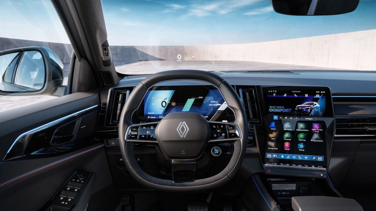 Interior del Renault Rafale Hypnotic