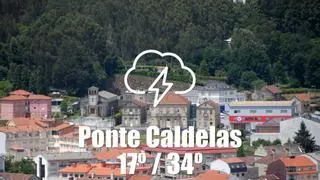 El tiempo en Ponte Caldelas: previsión meteorológica para hoy, domingo 16 de agosto
