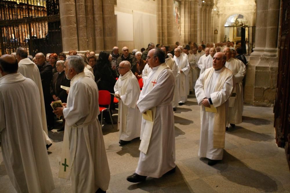 La misa crismal, en la Catedral de Zamora