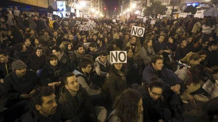 Concentración en Valencia