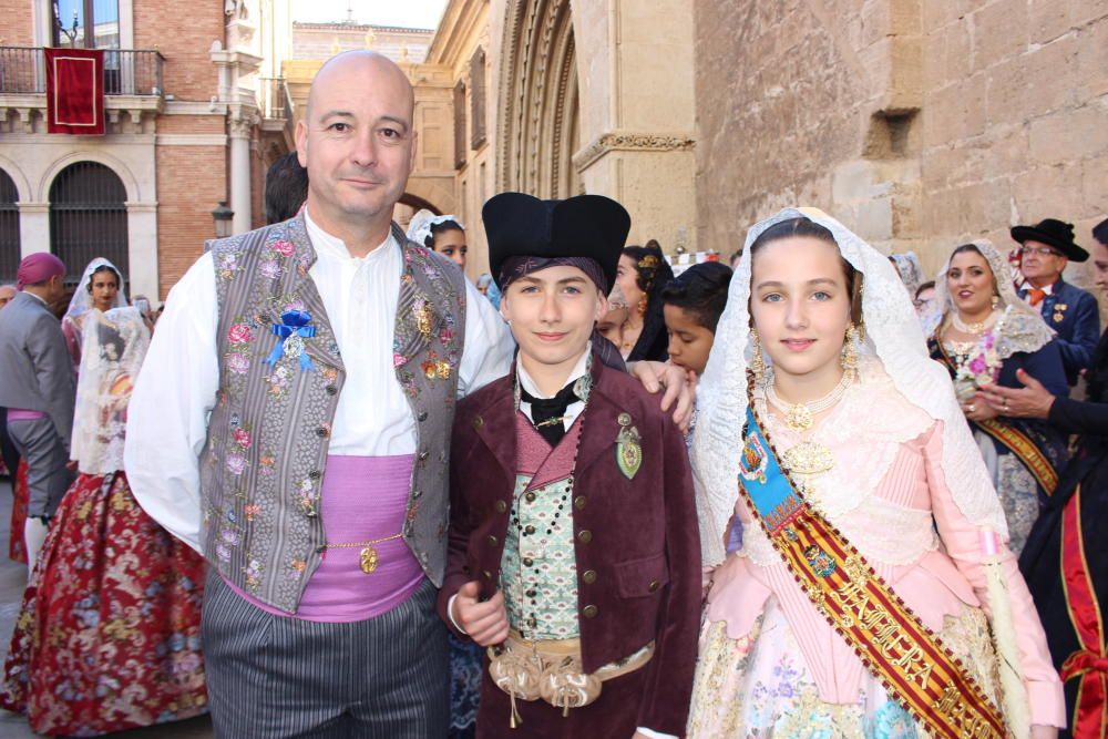 Falleras mayores 2019 en la Procesión de la Virgen