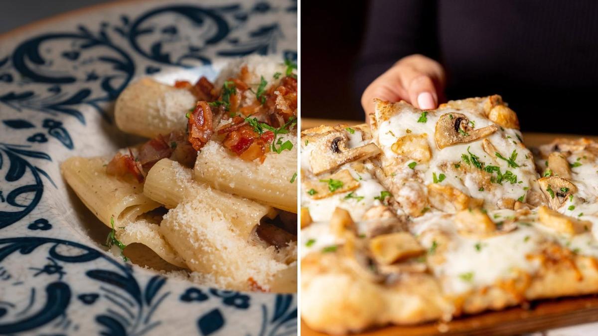 En Bresca son especialistas en pasta y pizza.