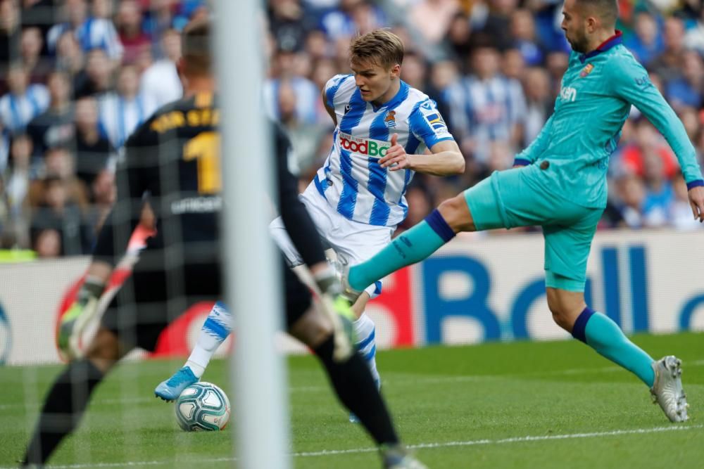 Real Societat - Barça, en imatges