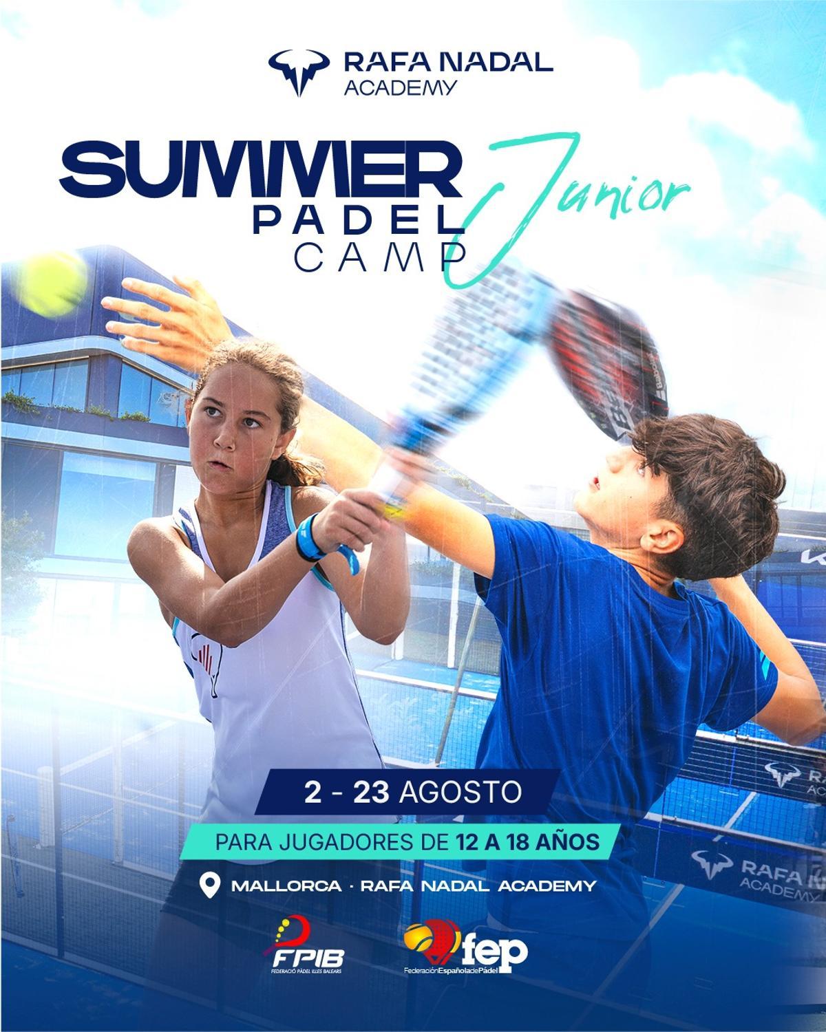 Este año se celebra la quinta edición del Junior Padel Camp