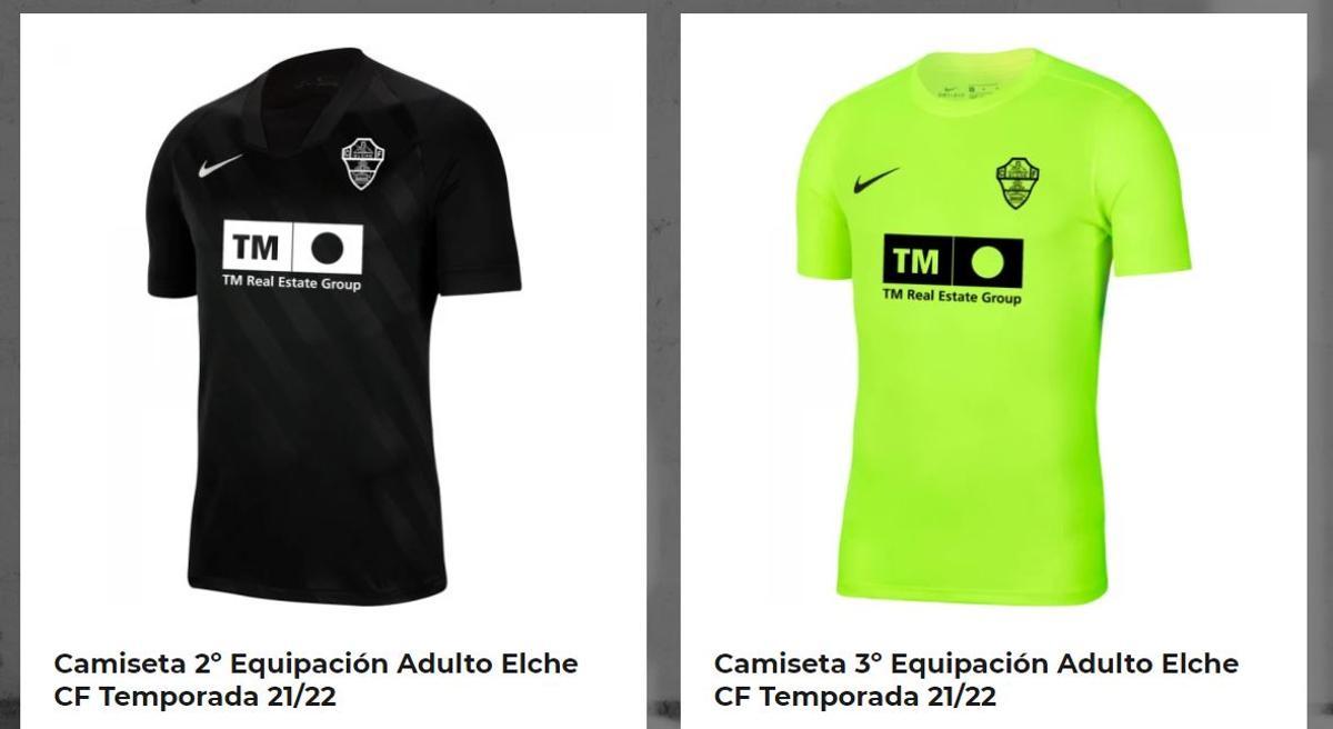 Las camisetas del Elche CF