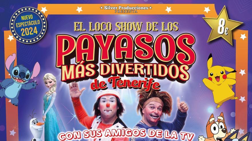 El loco show de los Payasos Más Divertidos en Tenerife