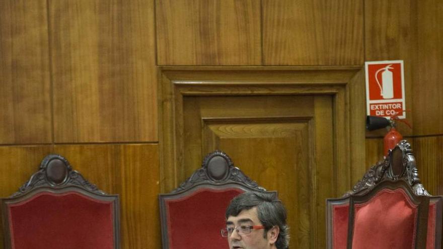 José Ramón Chaves, ayer, durante su intervención.