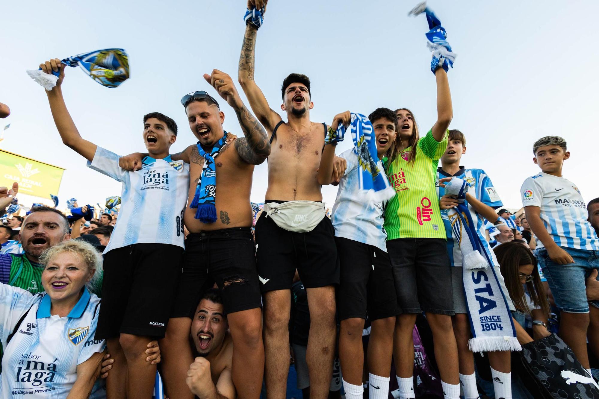 El Deportivo Linares - Málaga CF, en imágenes