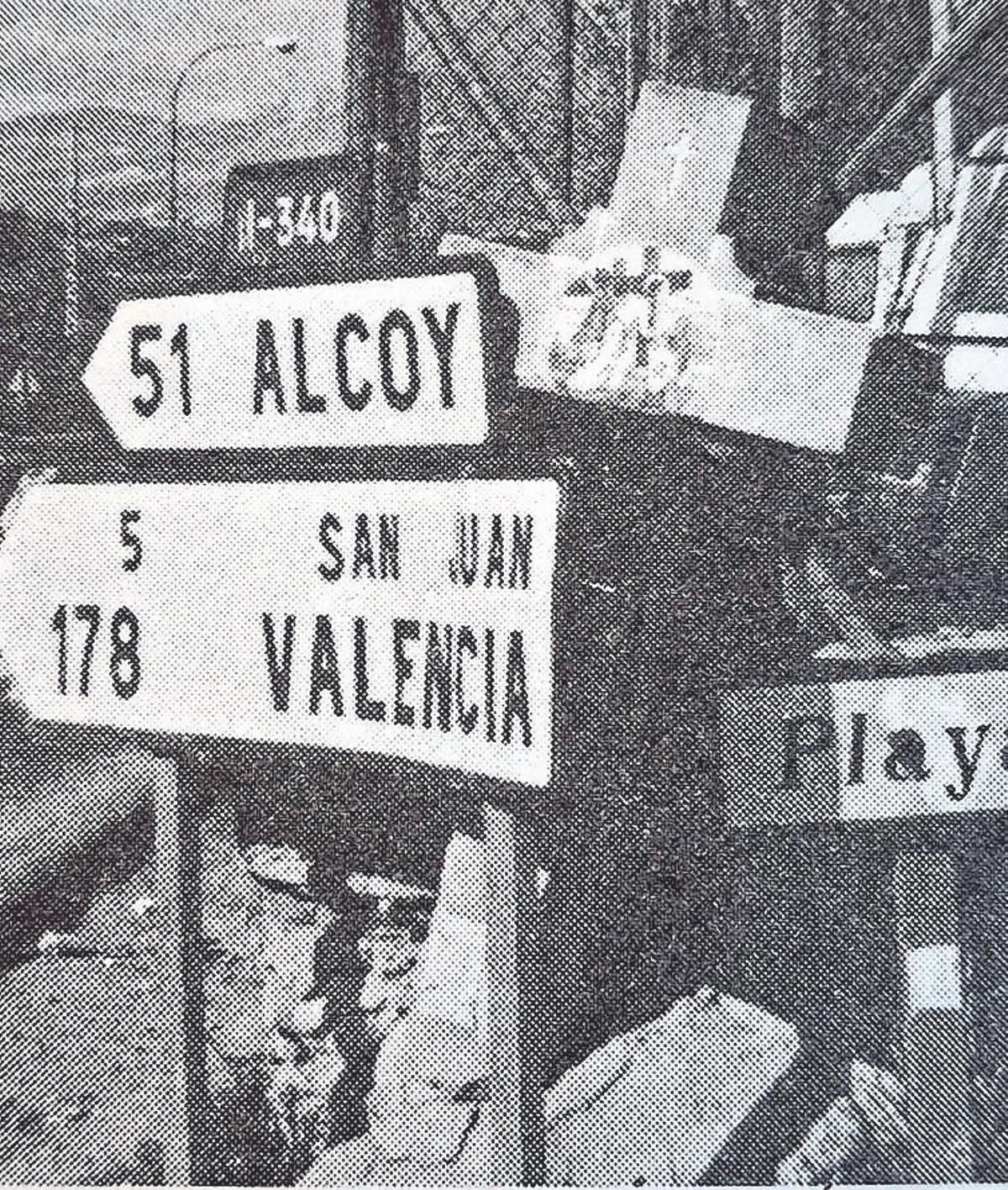 Estado del viacrucis en 1984.