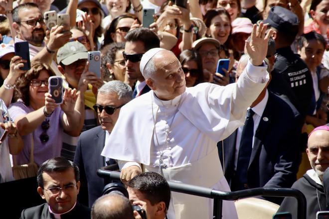 Les imatges de la visita del Papa a Montserrat