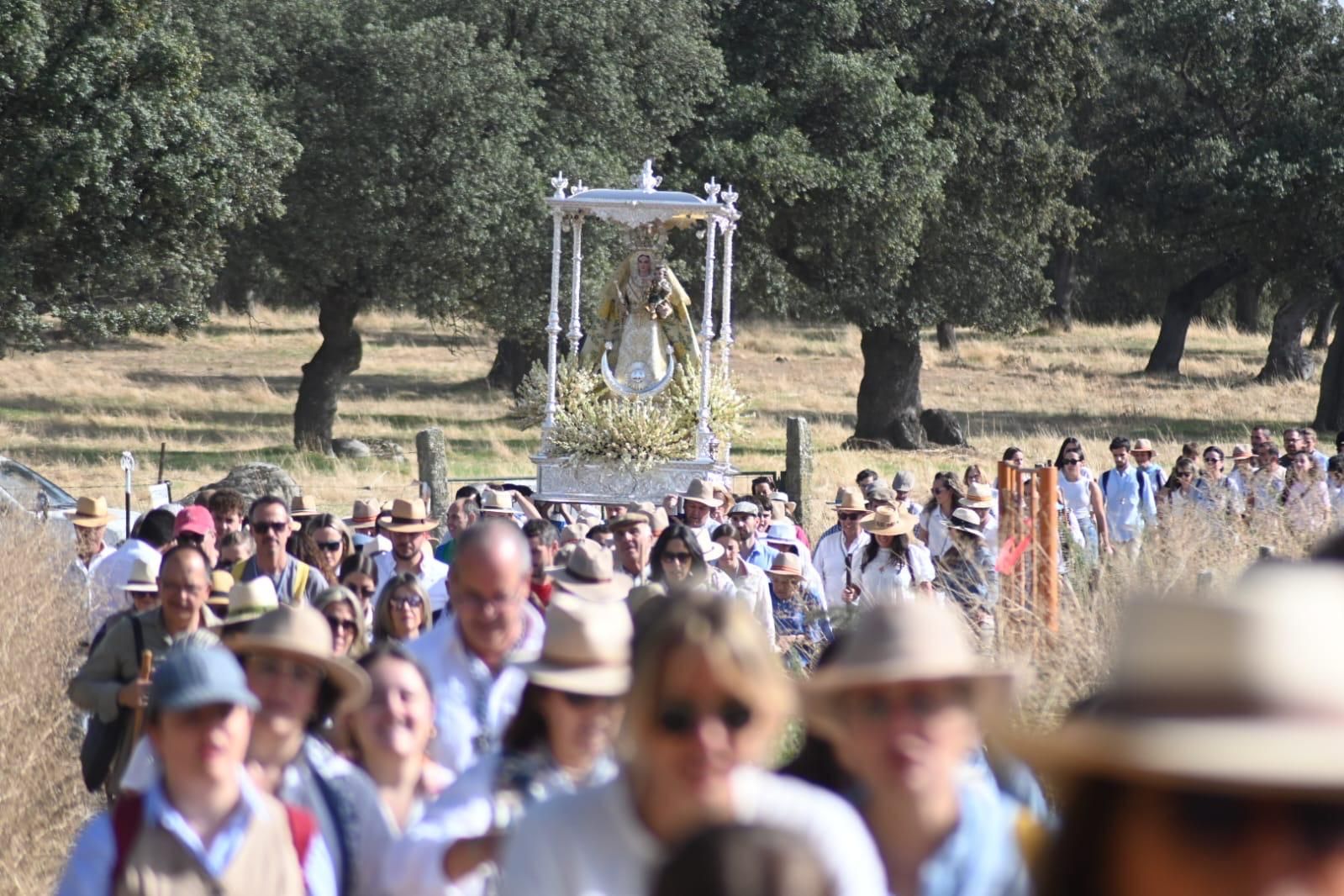 La Virgen de Luna regresa al Santuario de la Jara