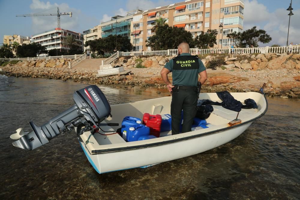 La patera que ha llegado a Torrevieja