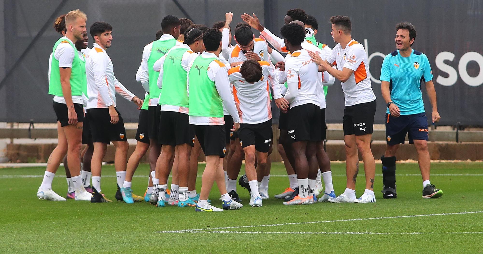 Así ha sido el entrenaiento de hoy del Valencia CF