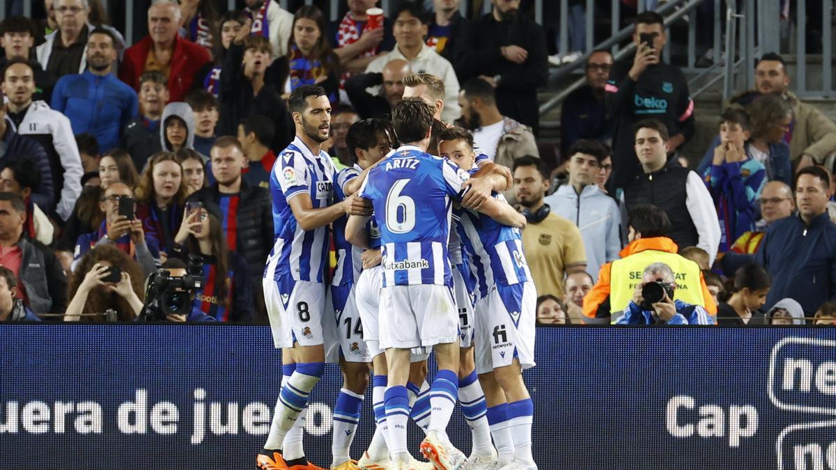 FC Barcelona - Real Sociedad | El gol de Mikel Merino