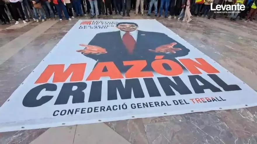 Nueva manifestación contra Carlos Mazón por su gestión en la dana