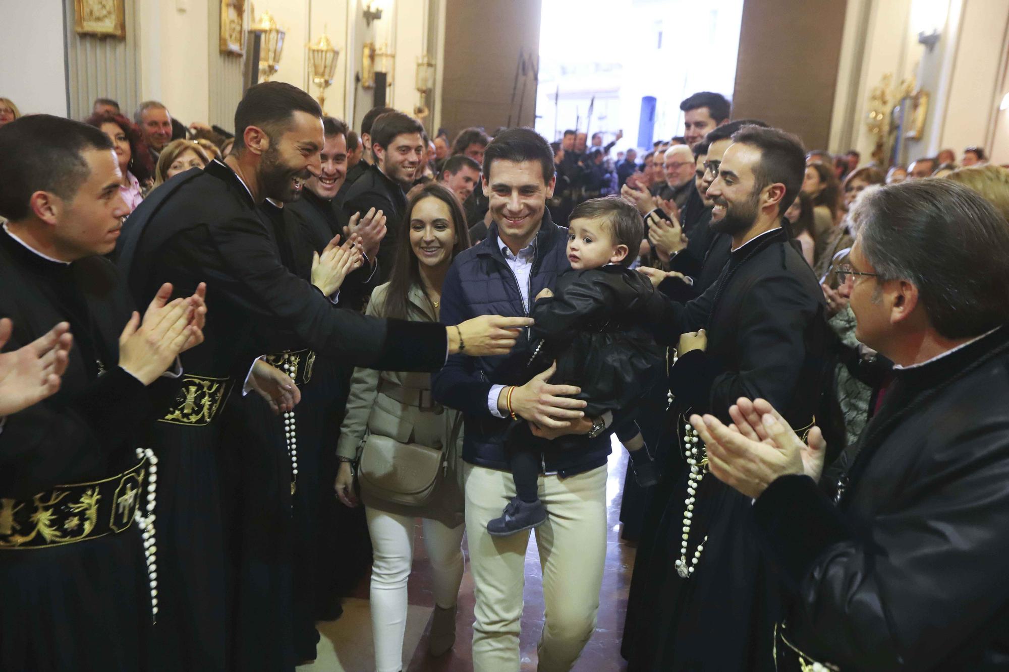 Así fue la última imposición de medallas, en la Semana Santa de Sagunt.