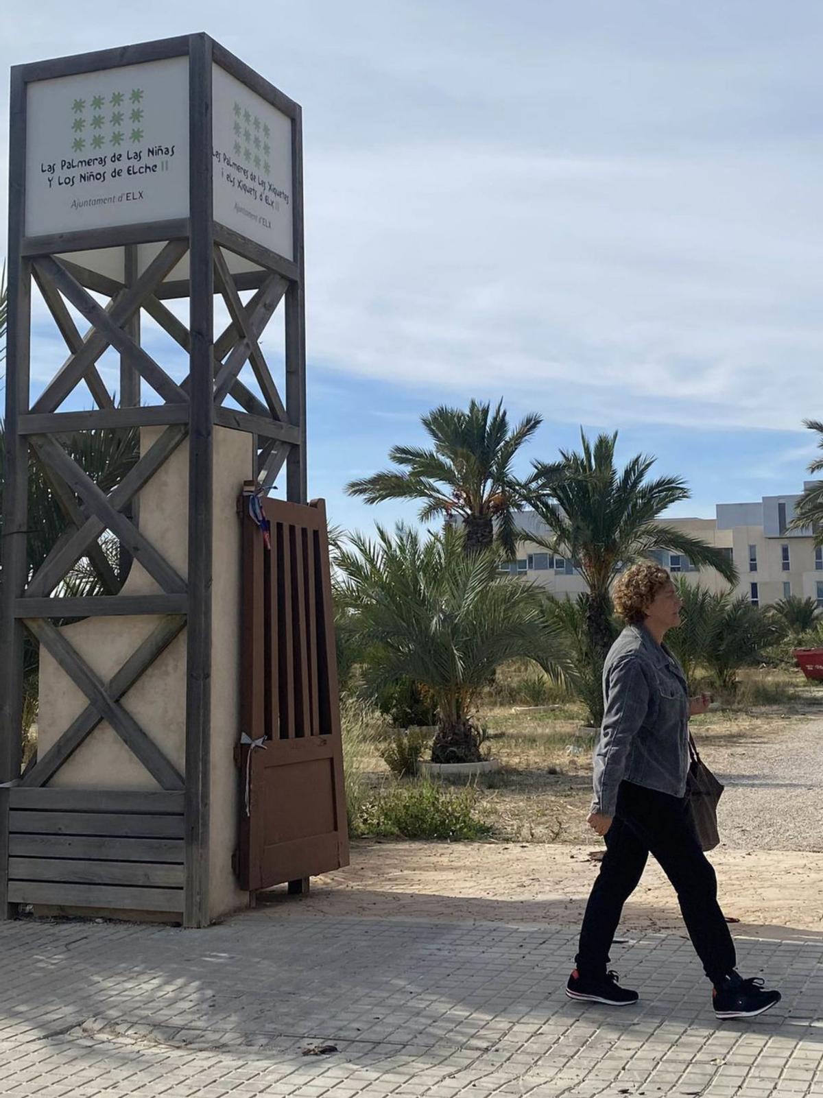 El Jardín de "Las palmeras de las niñas y los niños de Elche" en una imagen de archivo