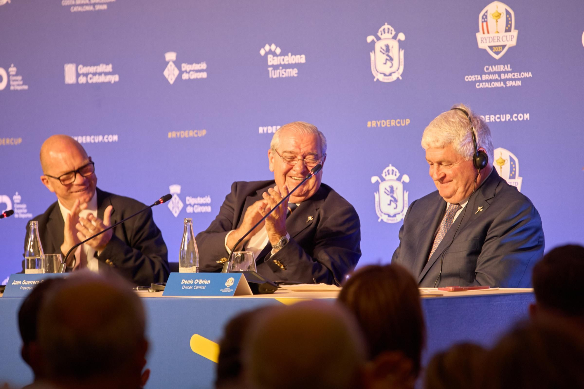 Les imatges de la presentació de la Ryder Cup 2031 a l'Hotel Camiral