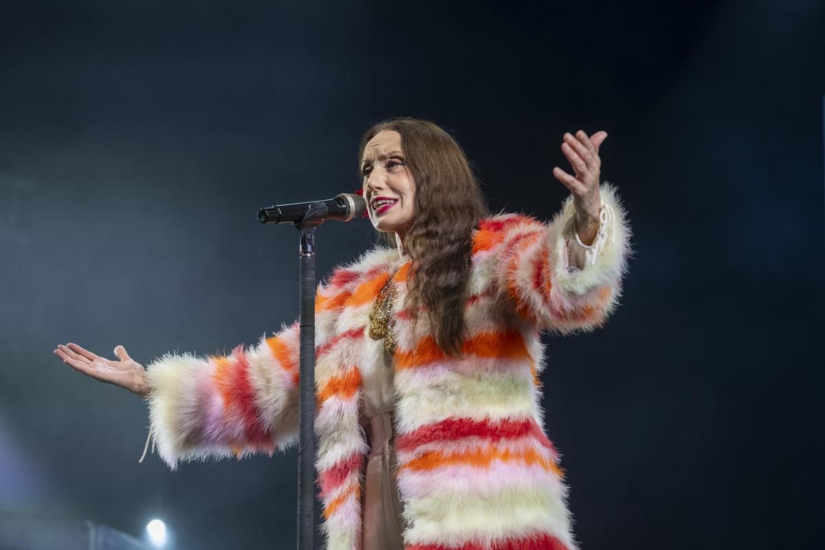 Luz Casal al seu conçert del Festival Camins de Manresa