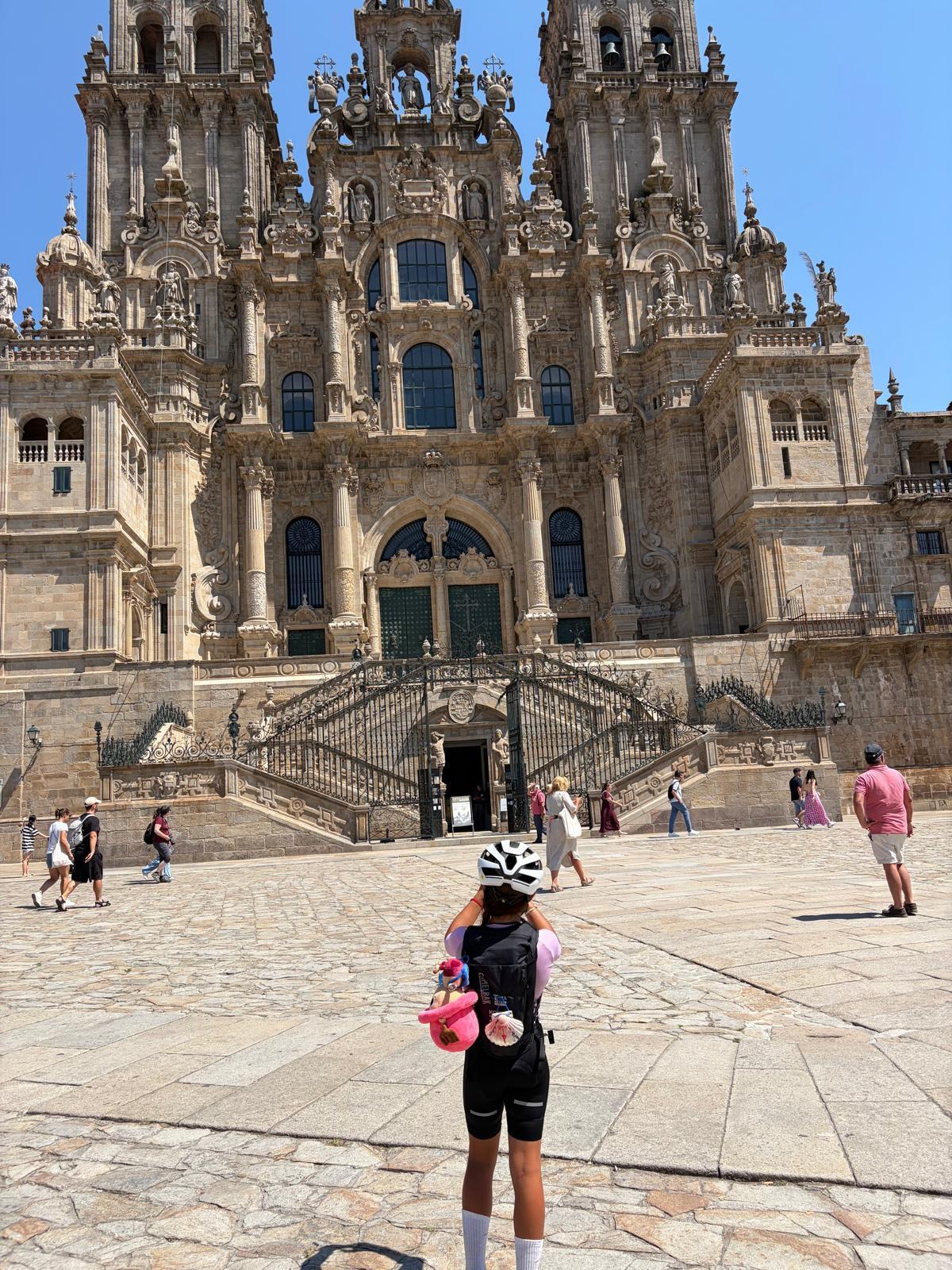 La aventura peregrina de Óscar Pereiro y su hija Catalina, en imágenes La aventura peregrina de Óscar Pereiro y su hija Catalina, en imágenes