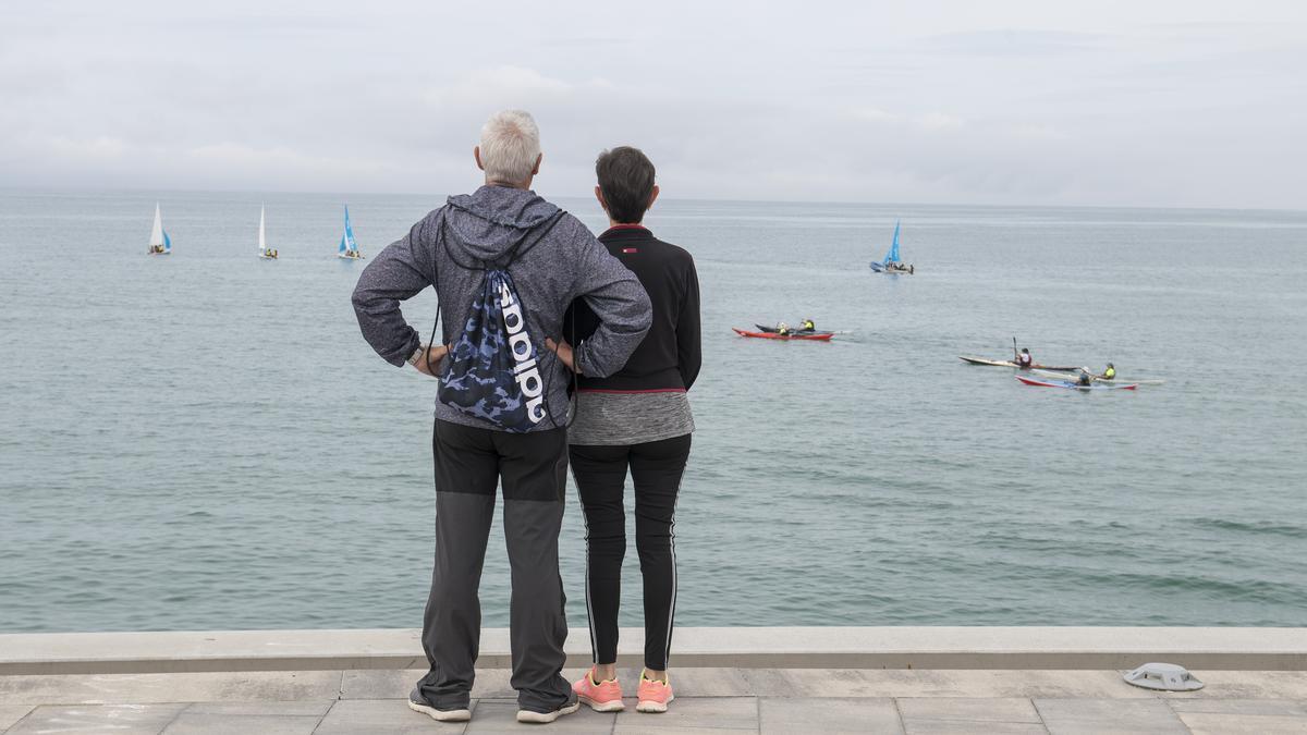 Vilanova i la Geltrú. 09.05.2023. Economía. Port de Vilanova, sede de la regata preliminar de la Copa América de vela 2024. Fotografía de Jordi Cotrina