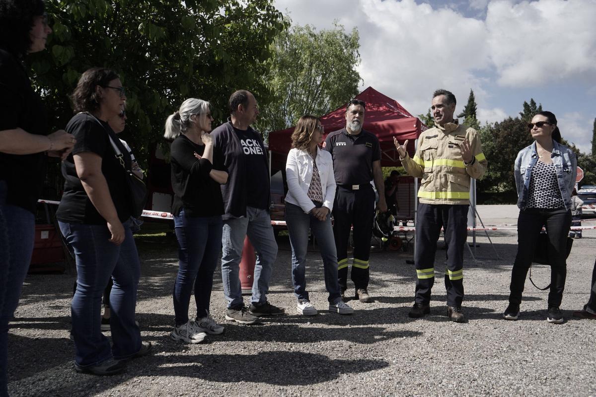 Simulacre dels Bombers i protecció Civil d'un incendi de gran abast al sud del Solsonès
