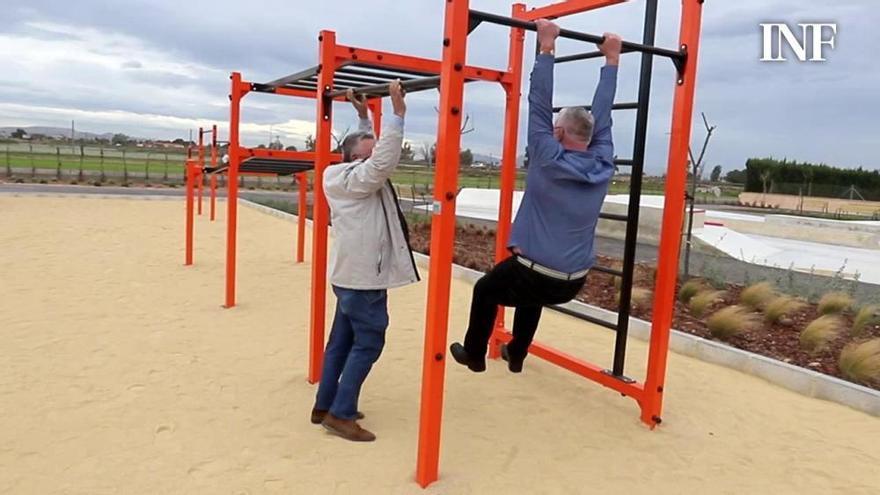 San Fulgencio inaugura un «parque inundable» con agua regenerada