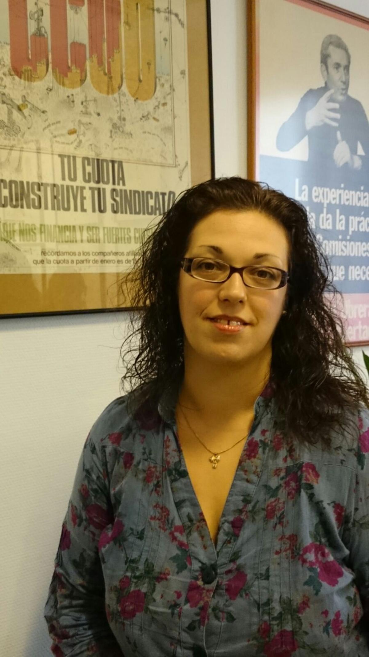 Silvia Montejano, de CCOO