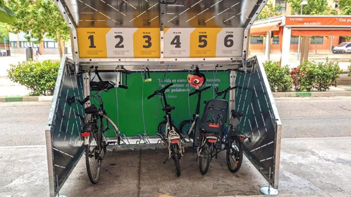 En bici al tren: la estación de Zamora contará con aparcamientos seguros para bicicletas.