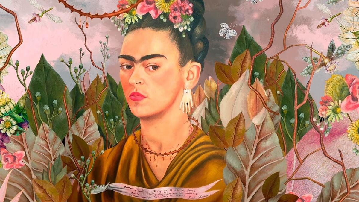 La exposición brinda una interpretación artística de la obra y vida de Frida Kahlo.