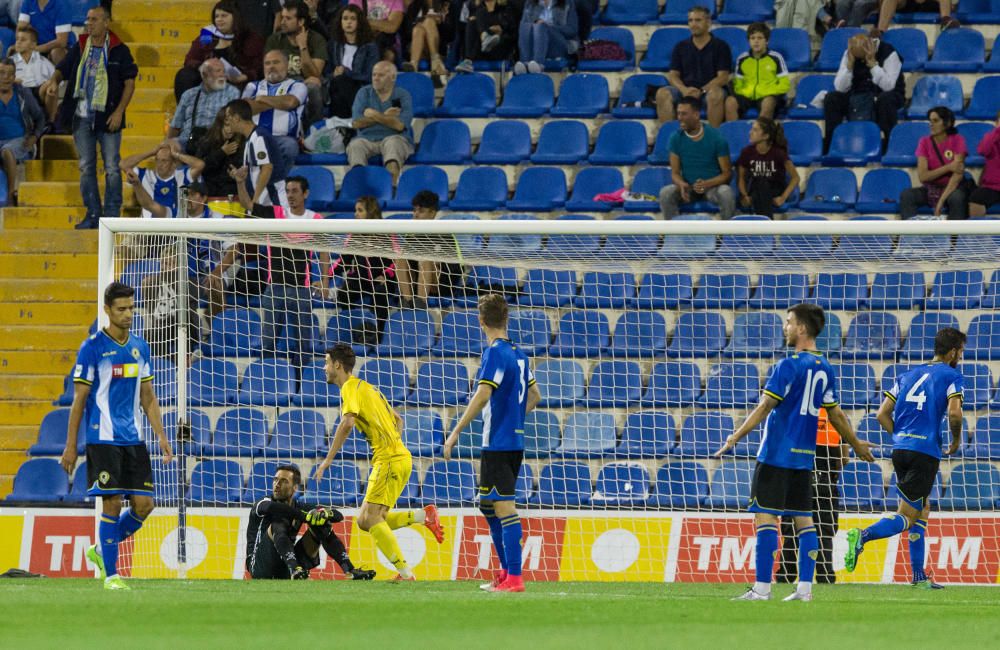 El Hércules regala otro empate en casa ante el Badalona por su nula ambición.