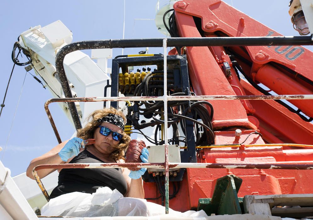 REPARACIÓN EN BORRIANA DEL BARCO OPEN ARMS