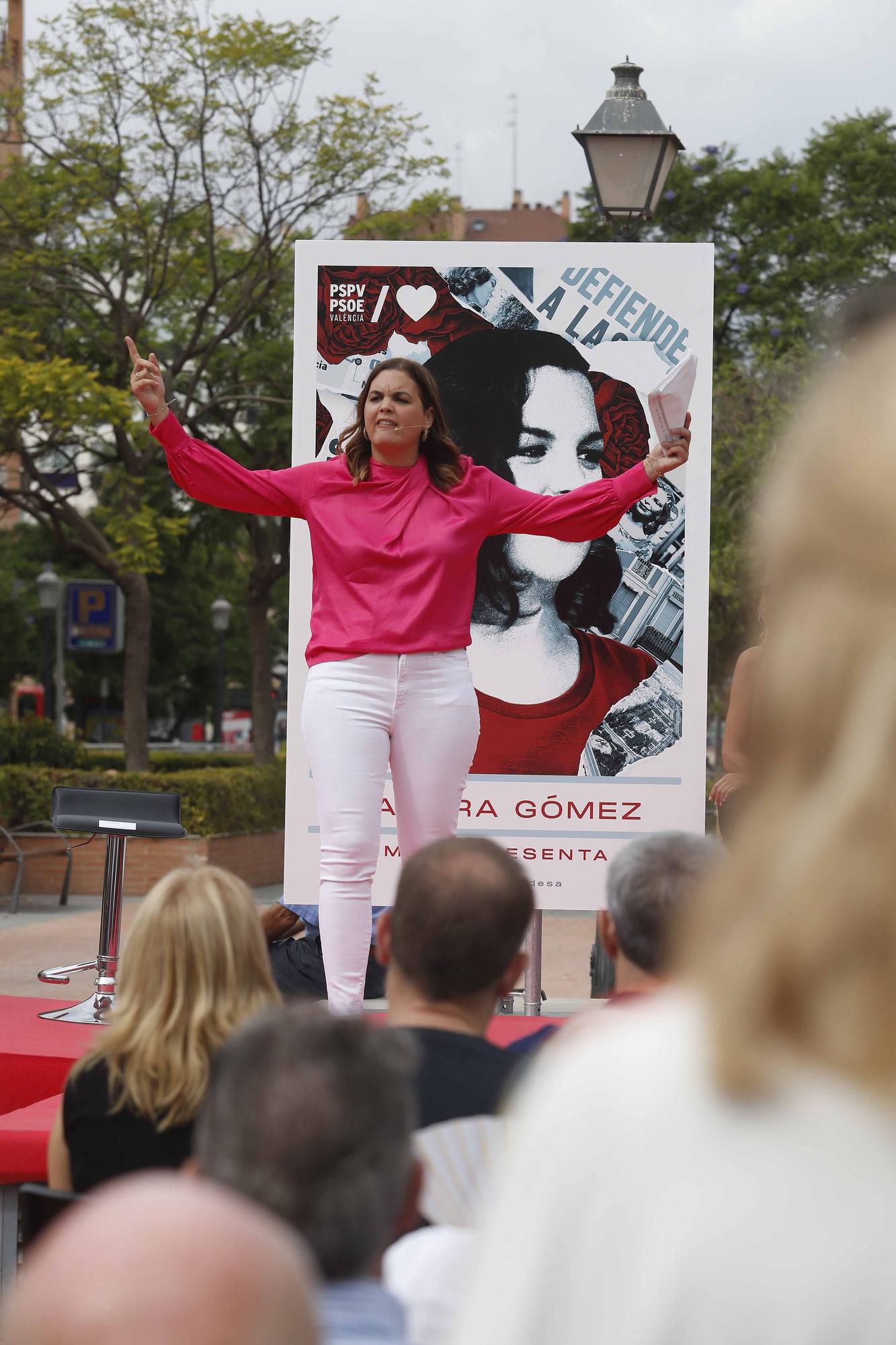 Presentación de la candidatura de Sandra Gómez a las primarias del PSPV