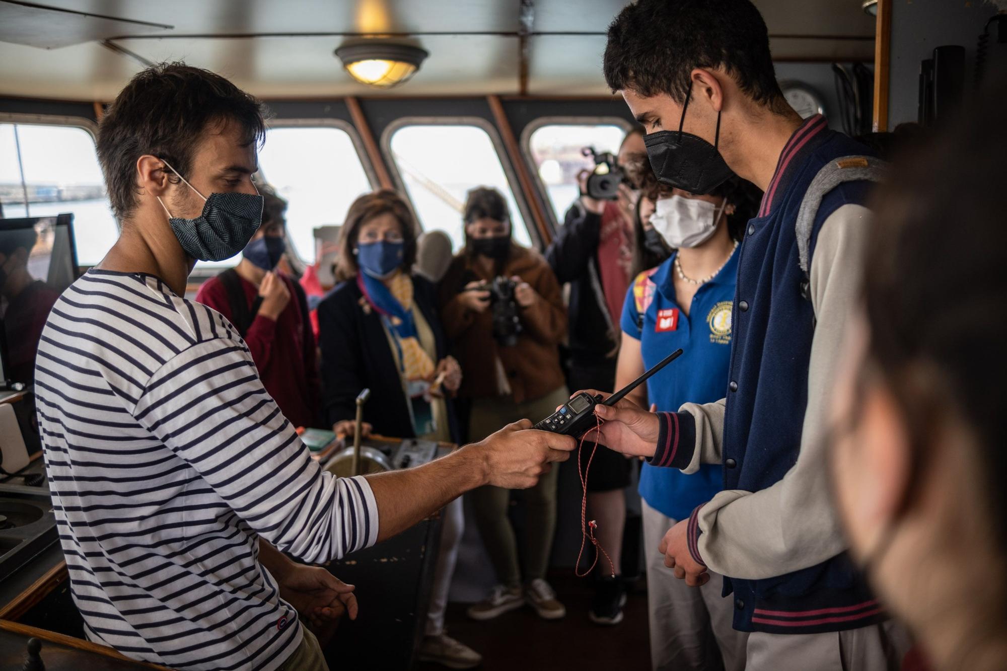 Visita a Tenerife del velero de la ONG medioambiental ‘Wings of the Ocean’