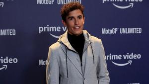 Marc Márquez durante la presentación del nuevo documental MotoGP Unlimited