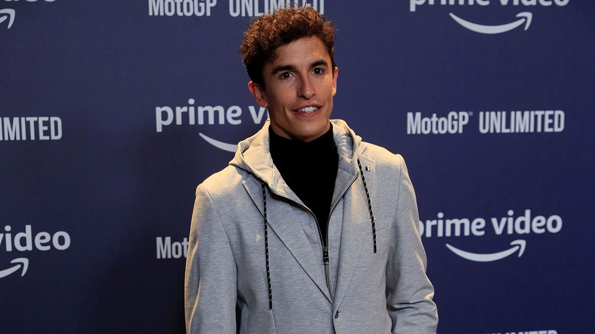 Marc Márquez durante la presentación de su documental 'MotoGP: Unlimited'