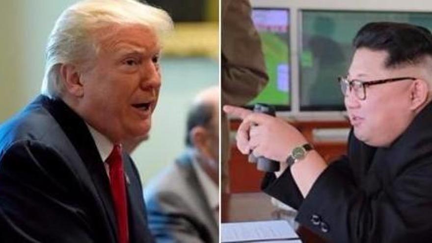 Les relacions entre els líders dels Estats Units i Corea del Nord, Donald Trump i Kim Jong-un, són tenses