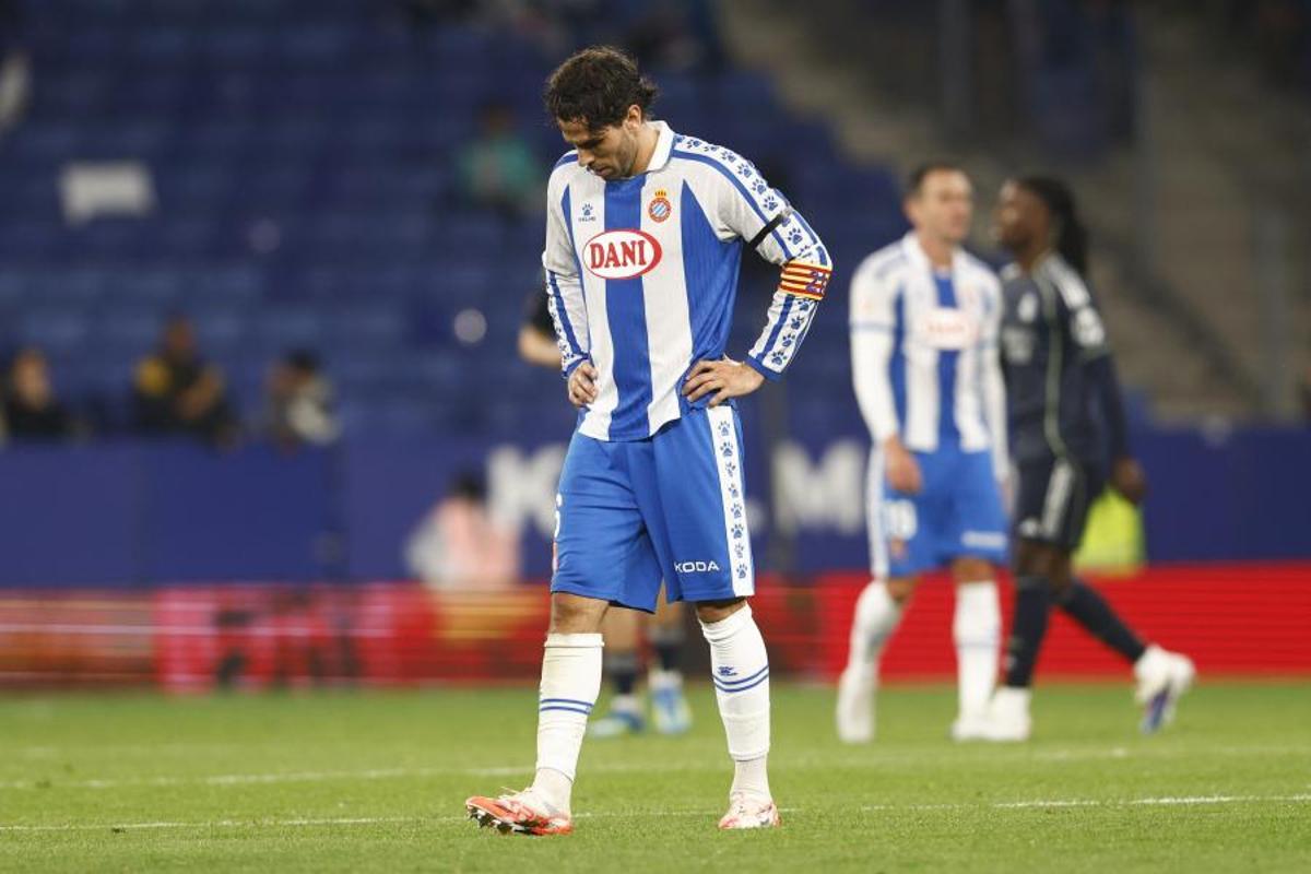 Lele Cabrera, decepcionado tras una nueva derrota del Espanyol